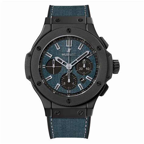 Hublot Big Bang Jeans Chronograph Dial Sapphire Bezel